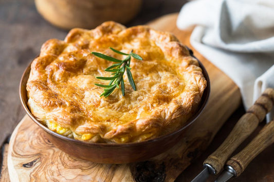 Butter Chicken and Vegetable Pie
