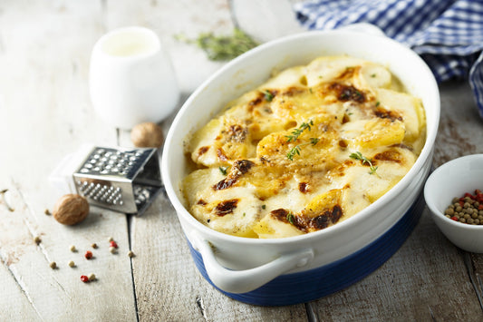 Dukkah Potato Gratin