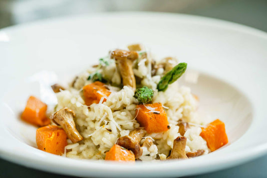 Pumpkin and Mushroom Risotto