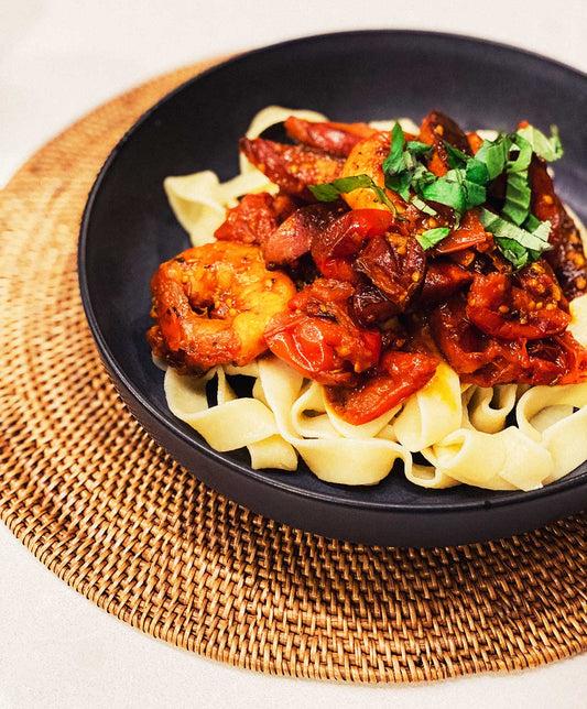 Paella-Style Spanish Fettuccine